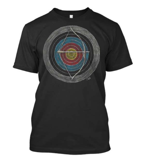 Archery Bullseye Target With Bow And Arrow T-Shirt