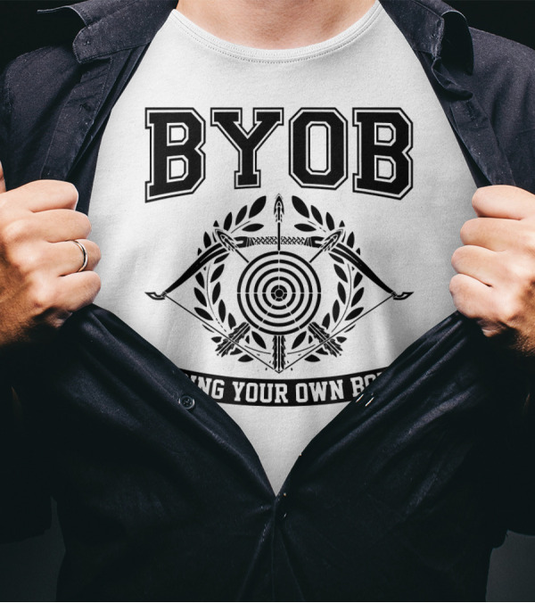 BYOB Bring Your Own Bow With Target And Laurel Accents T-Shirt