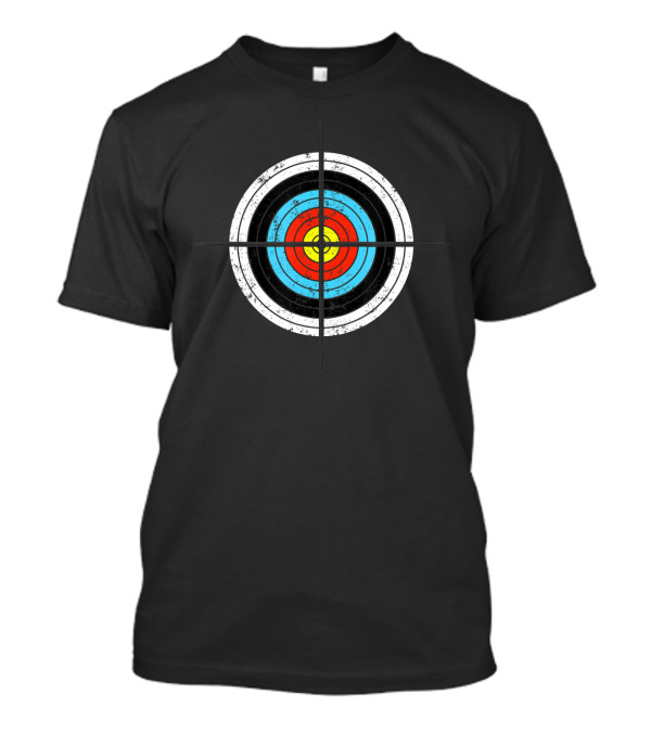 Crosshair Target With Bullseye For Cool Bow And Target Archery Enthusiasts T-Shirt