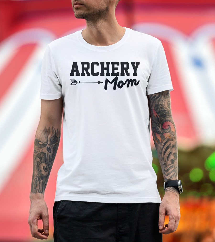 Archery Mom Bow Hunting Gear Arrow T-Shirt