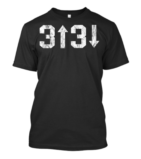 3 Up 3 Down Baseball Softball Game Day Fan Sports Enthusiast T-Shirt