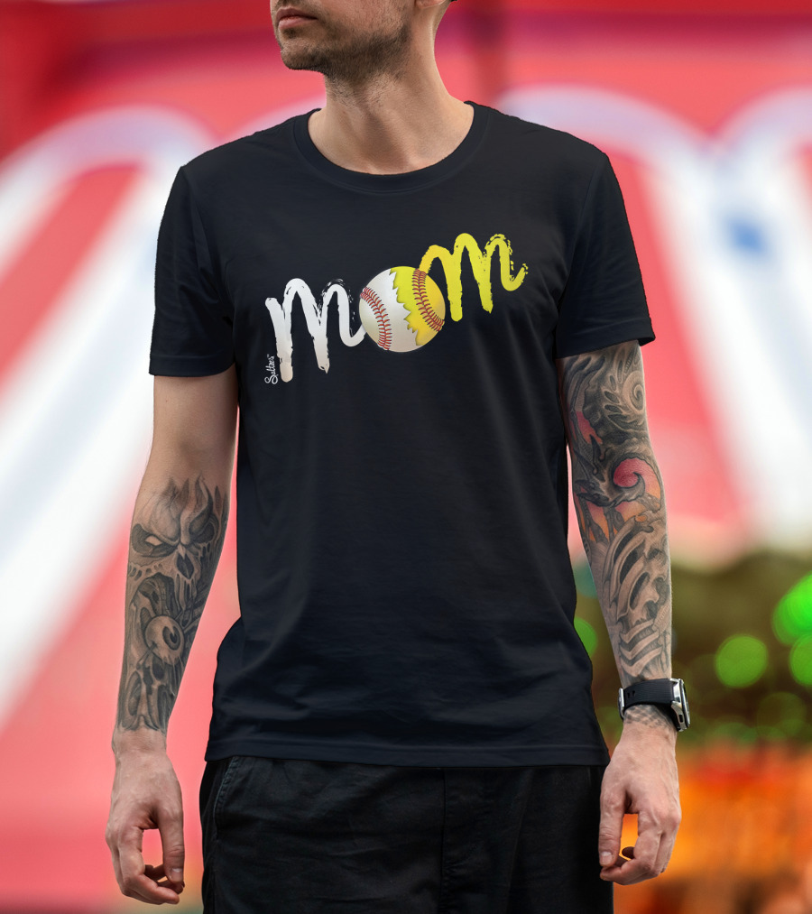 Mom Baseball Softball Sports Lover T-Shirt