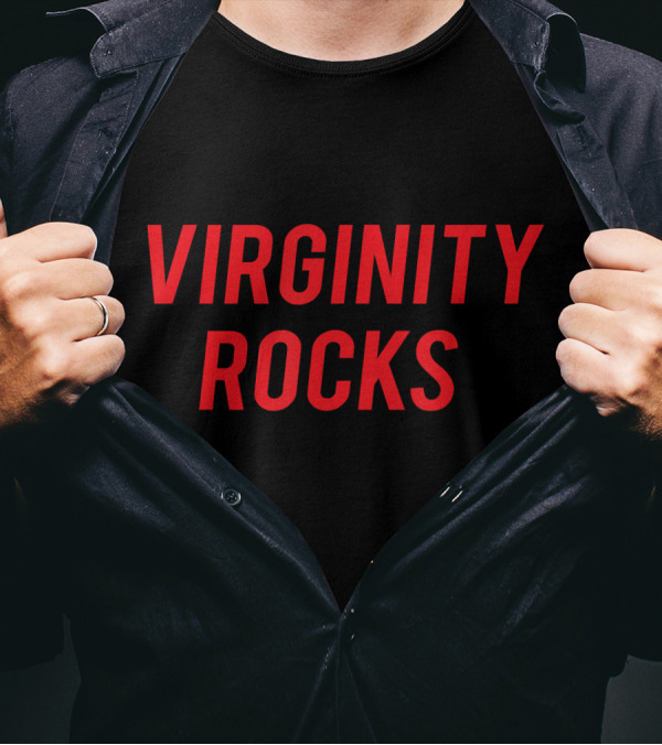 Virginity Rocks Red Danny Duncan T-Shirt