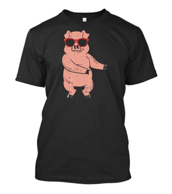 Flossing Pig Floss Dance Sunglasses New Year Zod T-Shirt