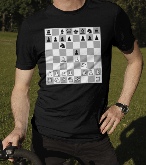 Chess Italian Game E4 Opening Strategy Board T-Shirt