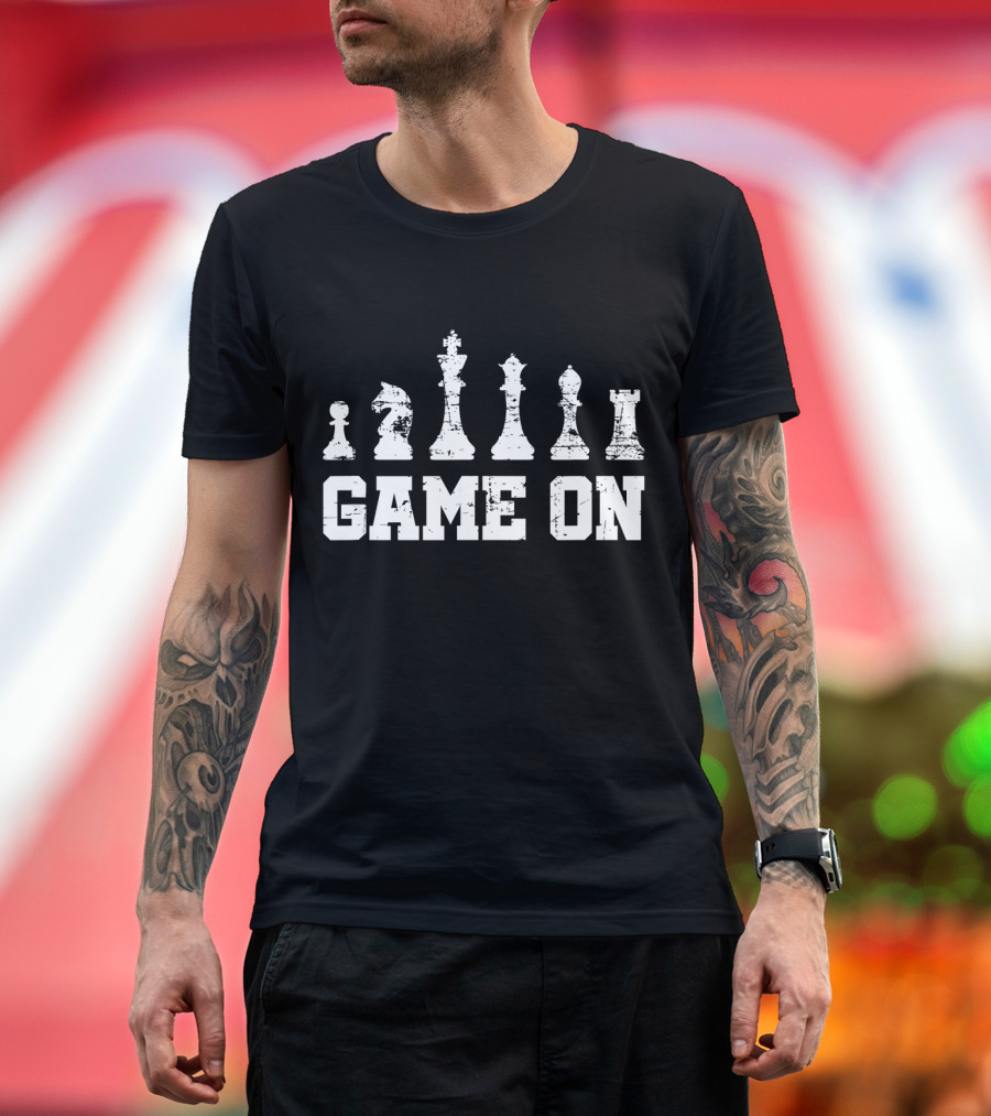 Game On Chess Pieces T-Shirt