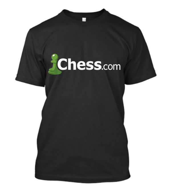 Chess.com Classic Logo Green Pawn Online Chess Site Fan T-Shirt