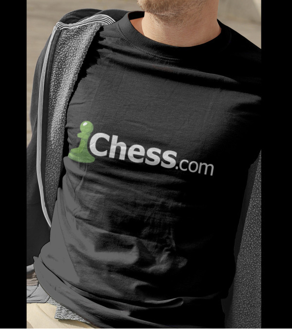 Chess.com Classic Logo Green Pawn Online Chess Site Fan T-Shirt