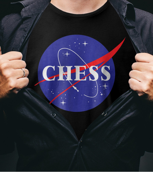 Chess NASA Parody Gift For Chess Player T-Shirt