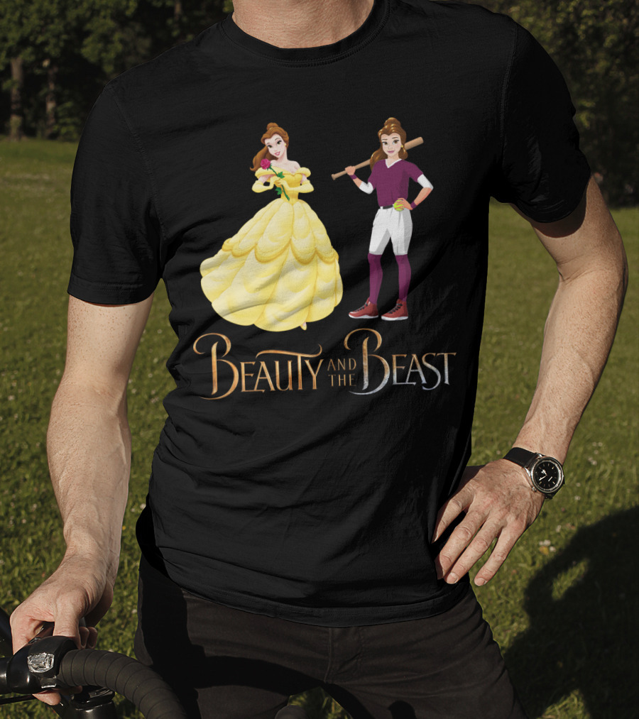 Beauty And The Beast Softball T-Shirt