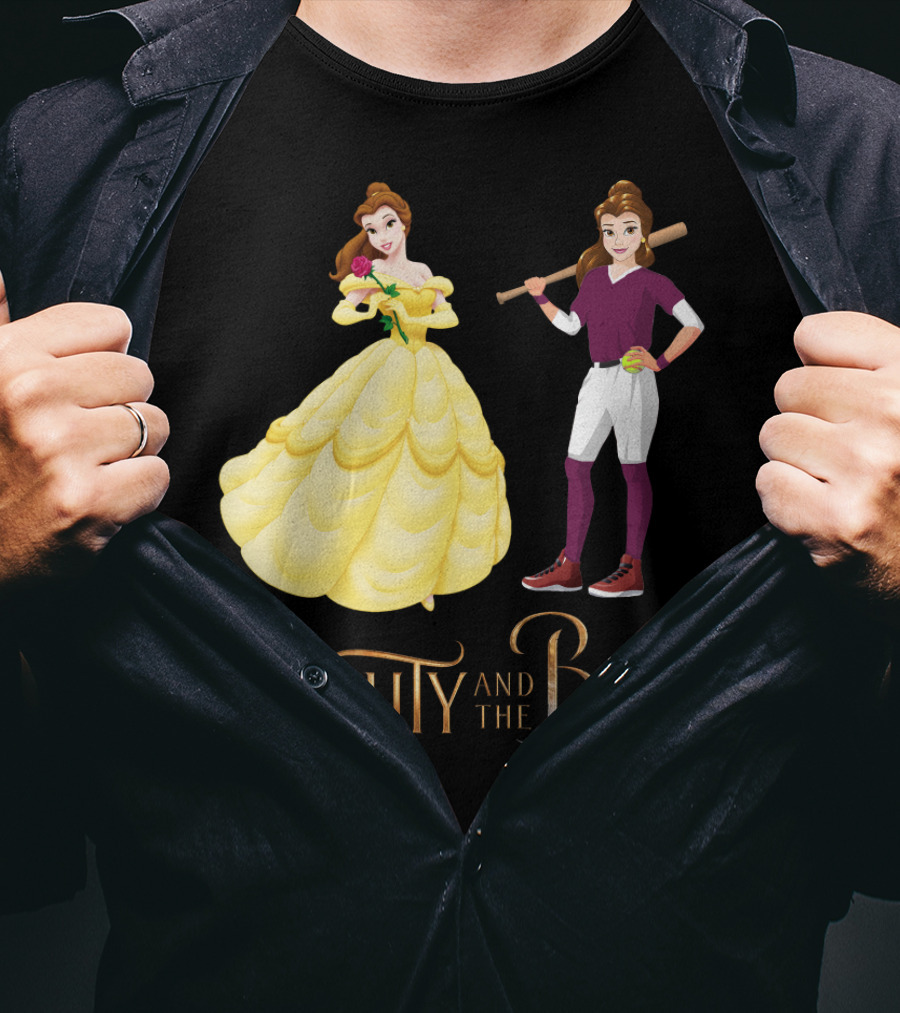Beauty And The Beast Softball T-Shirt