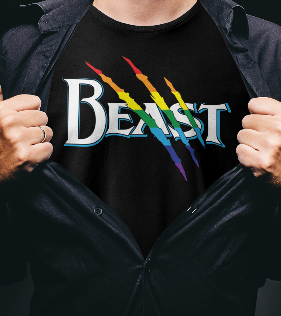 Beast Rainbow Claw Marks T-Shirt