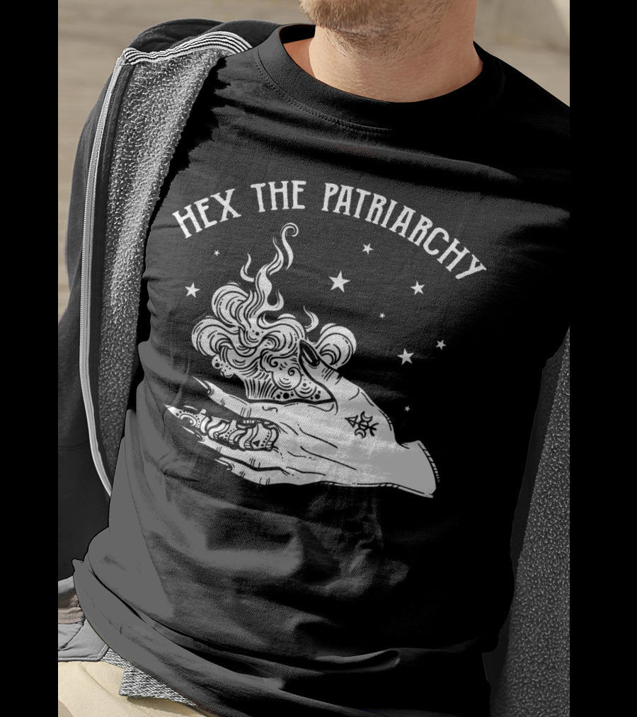 Hex The Patriarchy Hand Stars Smoke T-Shirt