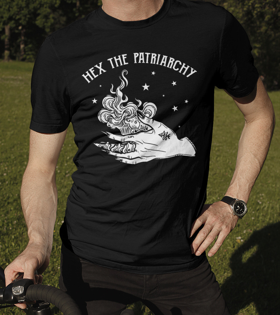 Hex The Patriarchy Hand Stars Smoke T-Shirt