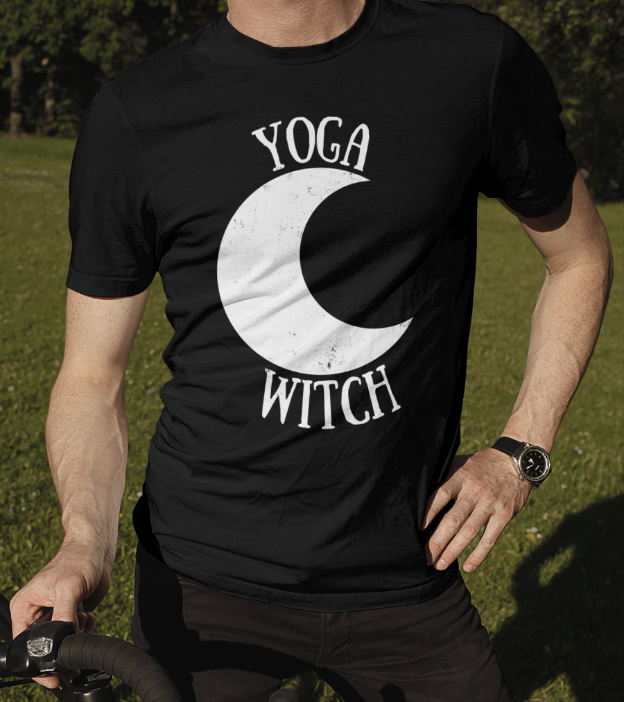 Yoga Witch Crescent Moon T-Shirt