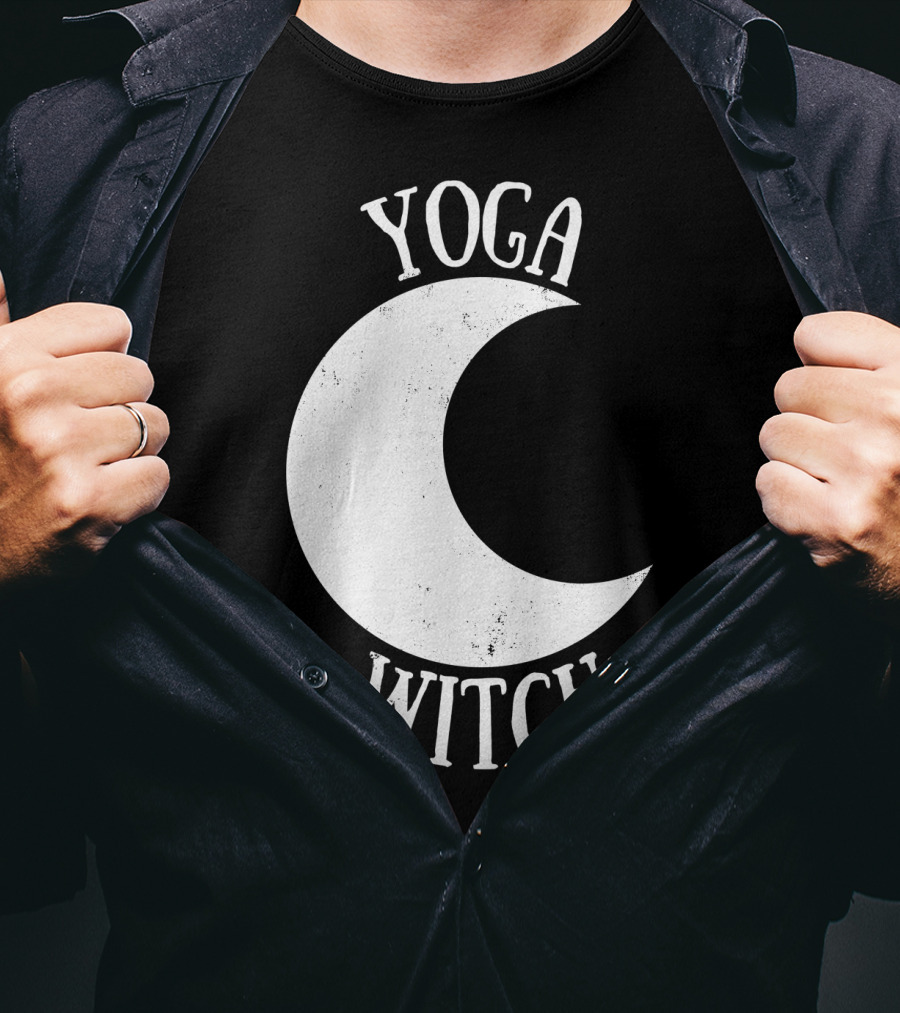 Yoga Witch Crescent Moon T-Shirt