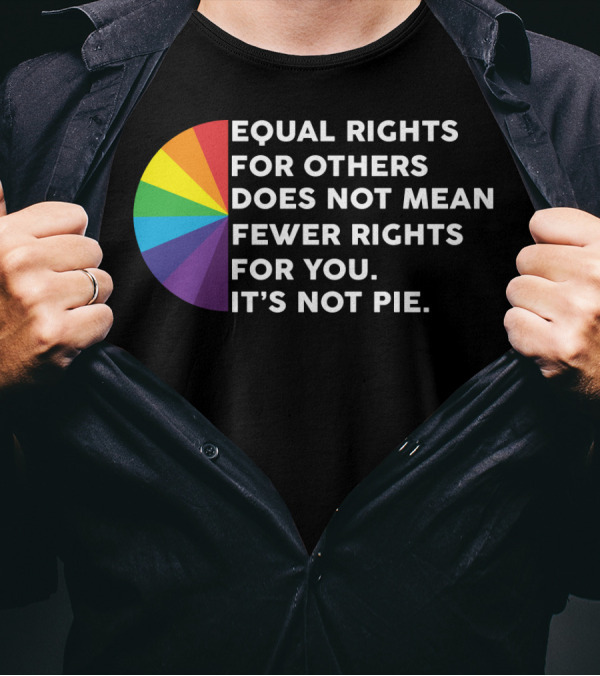 Equal Rights For Others Does Not Mean Fewer Rights For You It's Not Pie T-Shirt