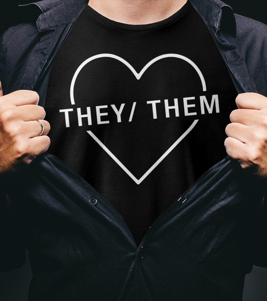 THEY THEM Heart T-Shirt