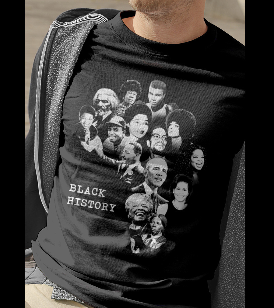 Black History Icons And Influential Figures T-Shirt