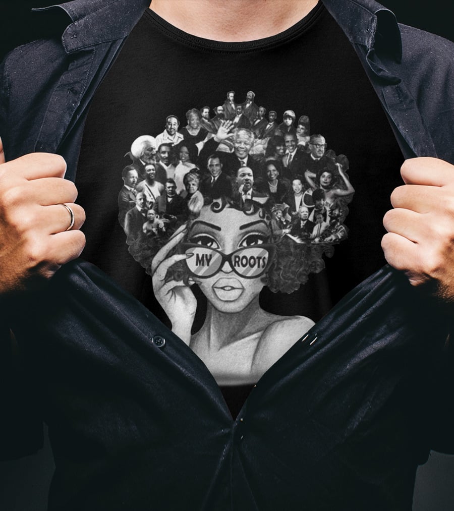My Roots Influential Icons Collage T-Shirt