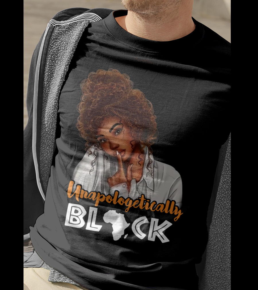 Unapologetically Black African Map T-Shirt