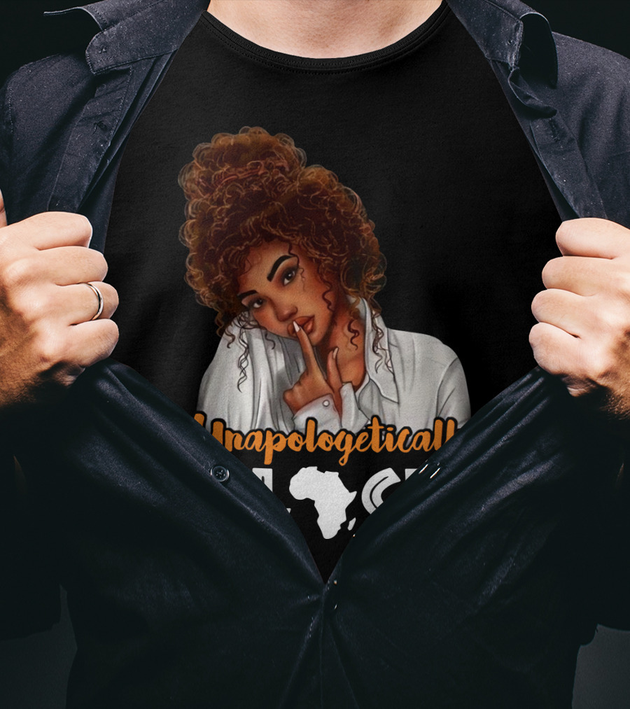 Unapologetically Black African Map T-Shirt