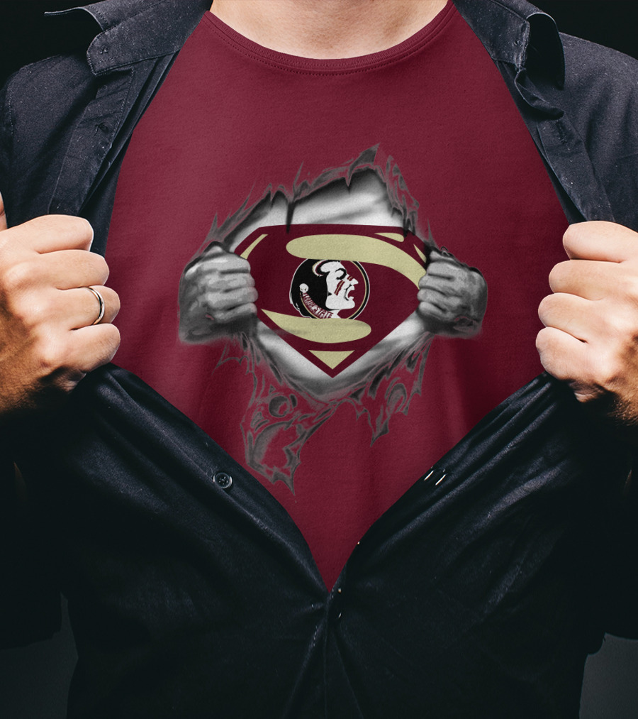 Seminoles Superman Logo Mashup T-Shirt