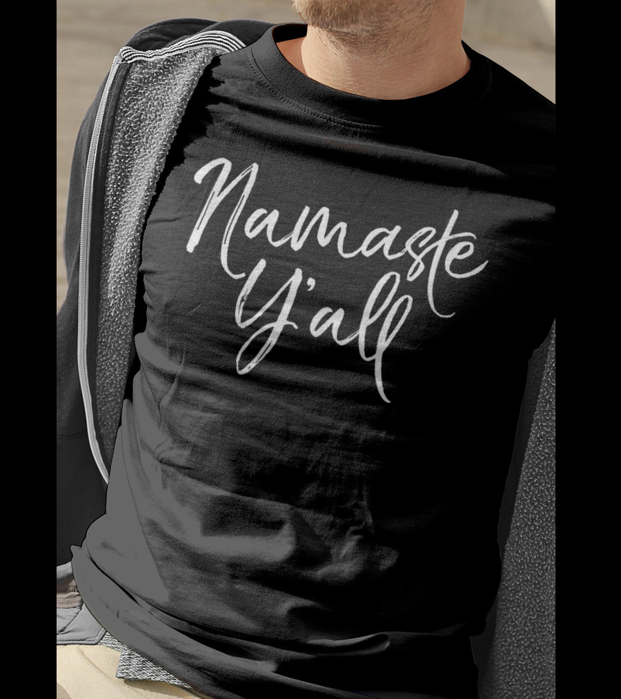 Namaste Y'all Cute Southern Yoga T-Shirt
