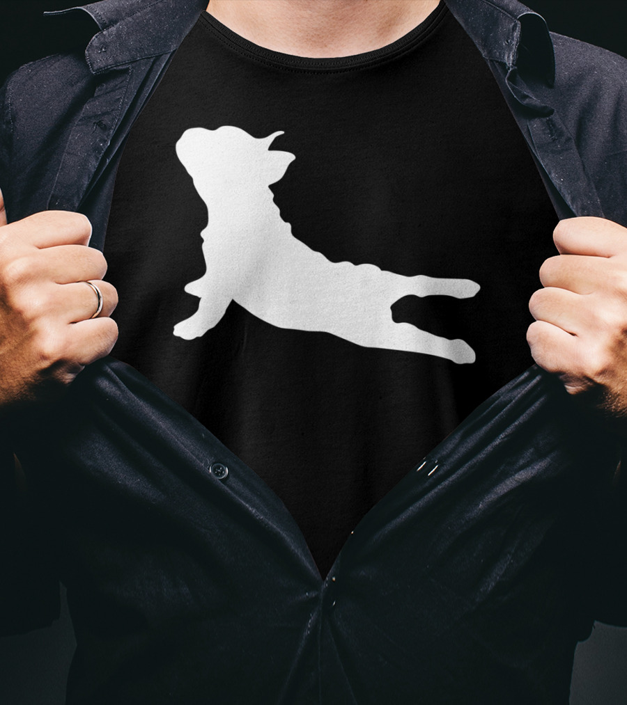 French Bulldog Yoga Pose T-Shirt
