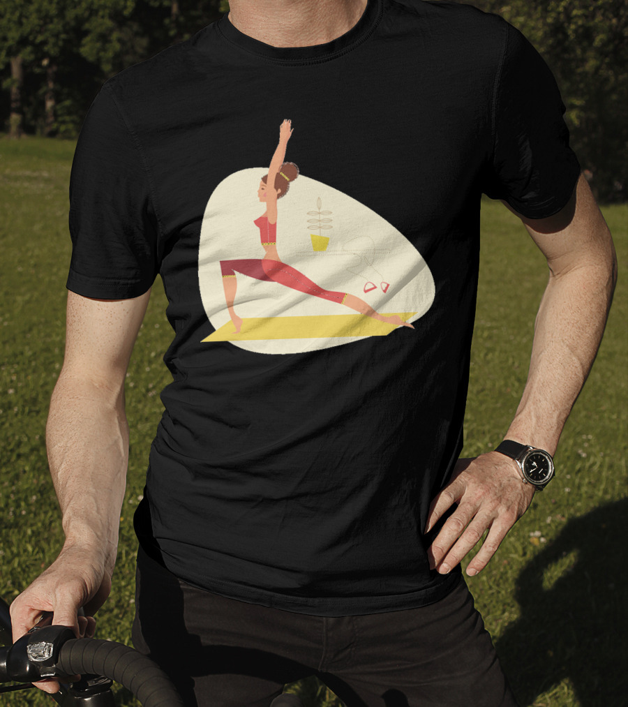 Fun Yoga Pose For Relaxing Workout Sessions T-Shirt