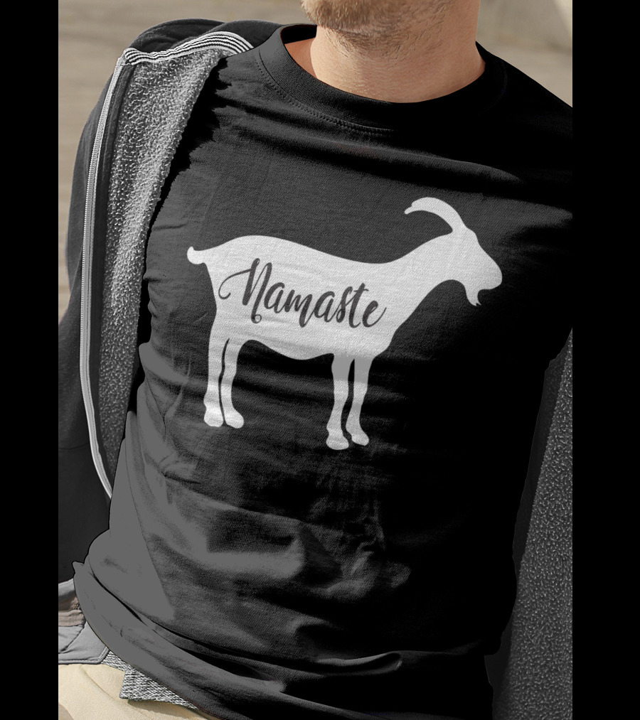 Goat Namaste Yoga Symbol T-Shirt