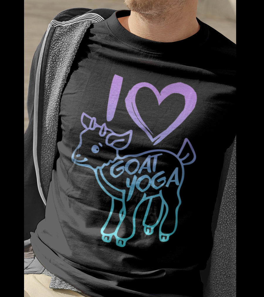 I Heart Goat Yoga Love Goat Yoga T-Shirt