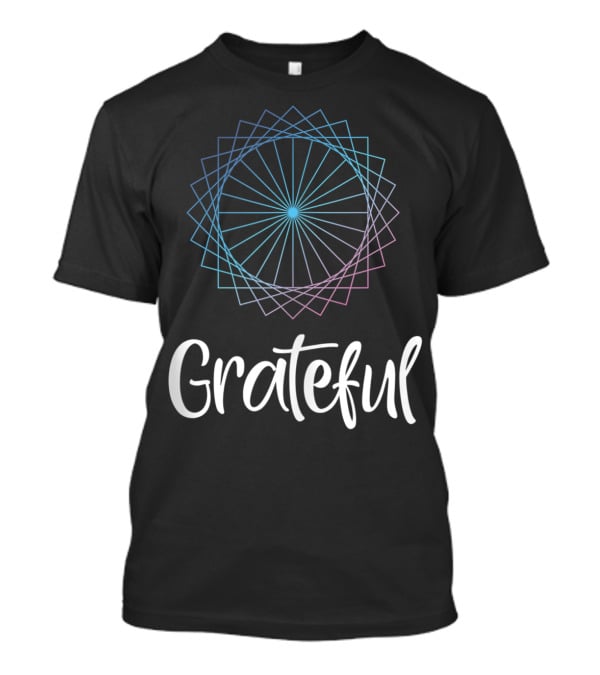 Grateful Mandala Gratitude Spirituality Meditation T-Shirt