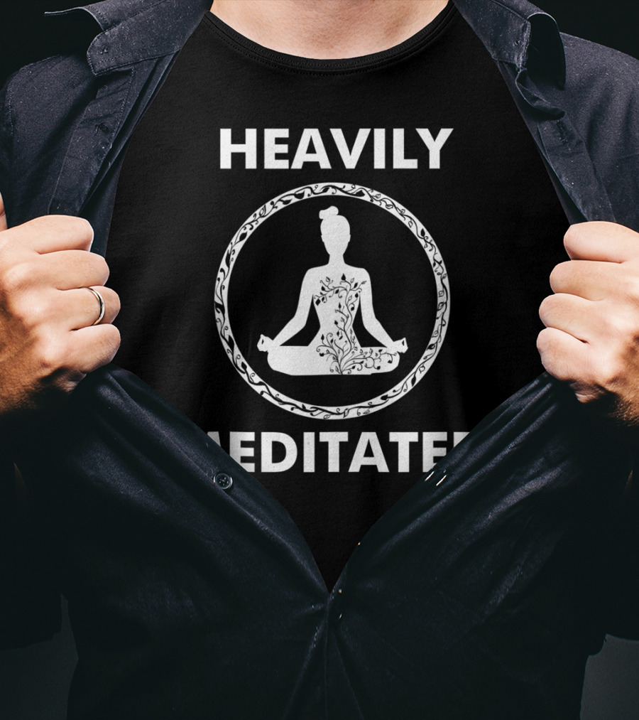 Heavily Meditated Yoga Lotus Pose Vitality T-Shirt