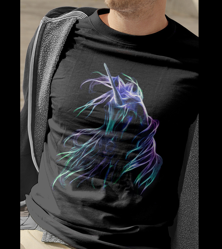 Unicorn In My Heart Neon Fantasy T-Shirt