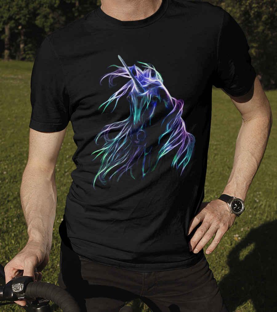 Unicorn In My Heart Neon Fantasy T-Shirt