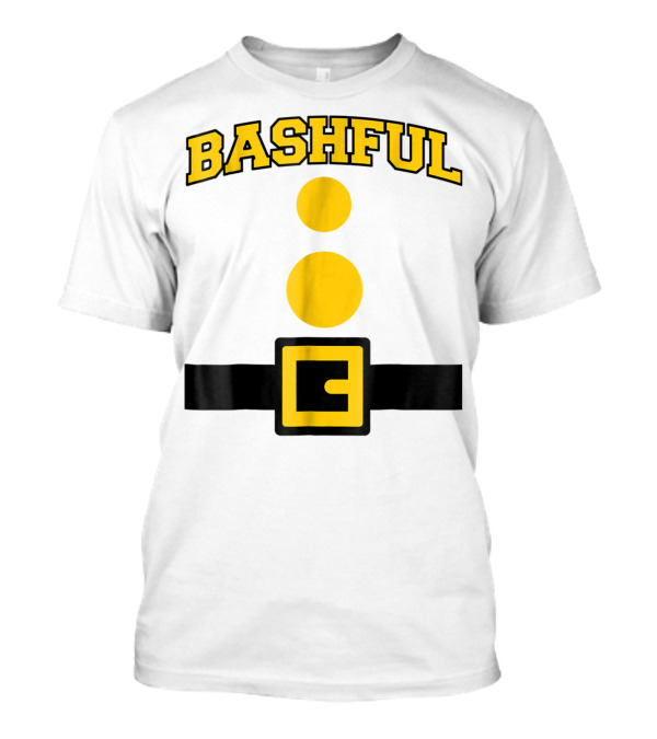 Bashful Dwarf Costume Belt And Buttons T-Shirt