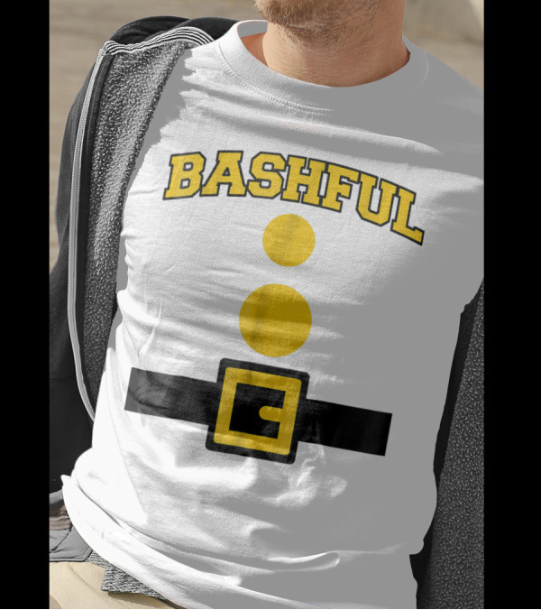 Bashful Dwarf Costume Belt And Buttons T-Shirt