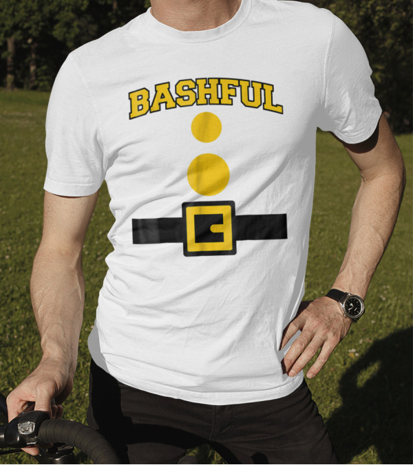 Bashful Dwarf Costume Belt And Buttons T-Shirt