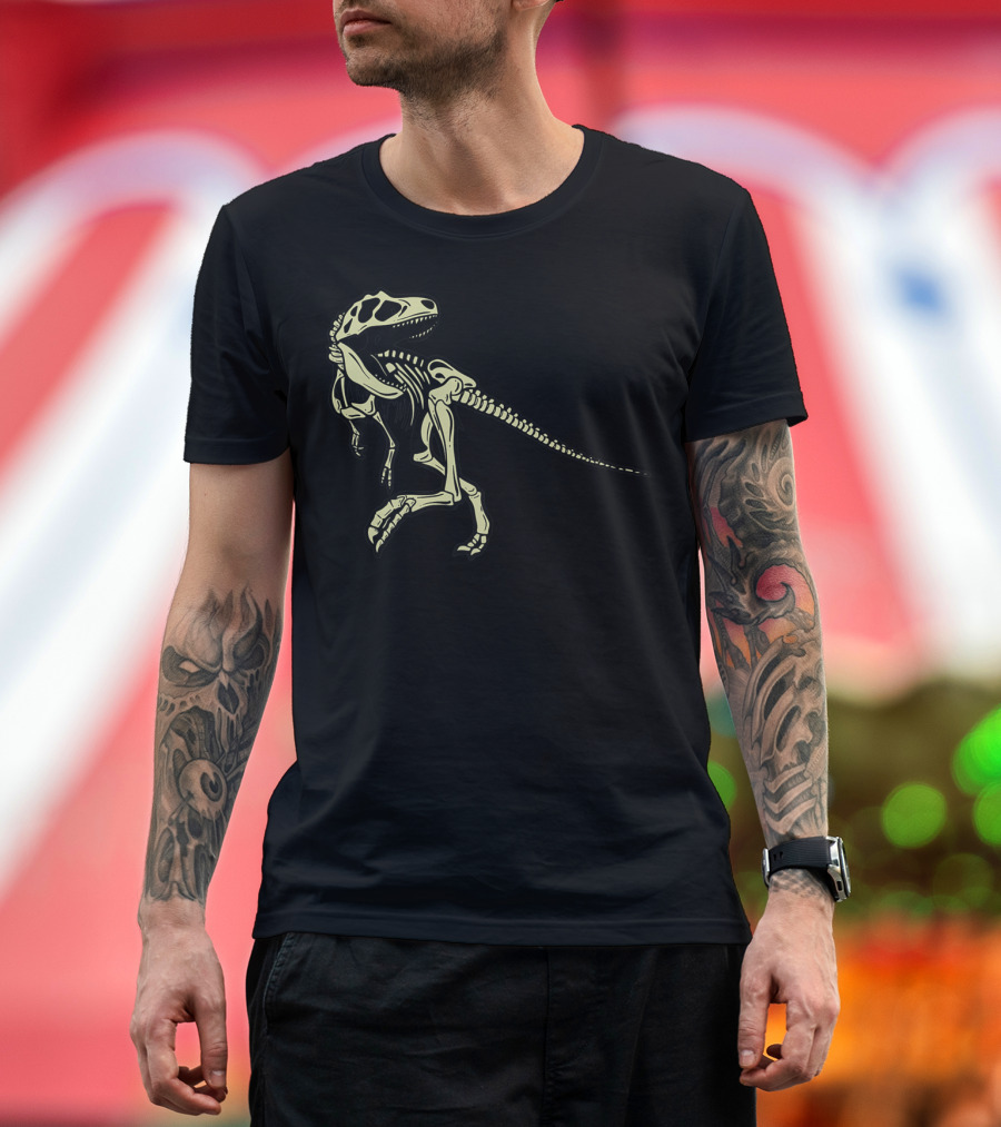 Dinosaur Rex Skeleton Cool T-Shirt