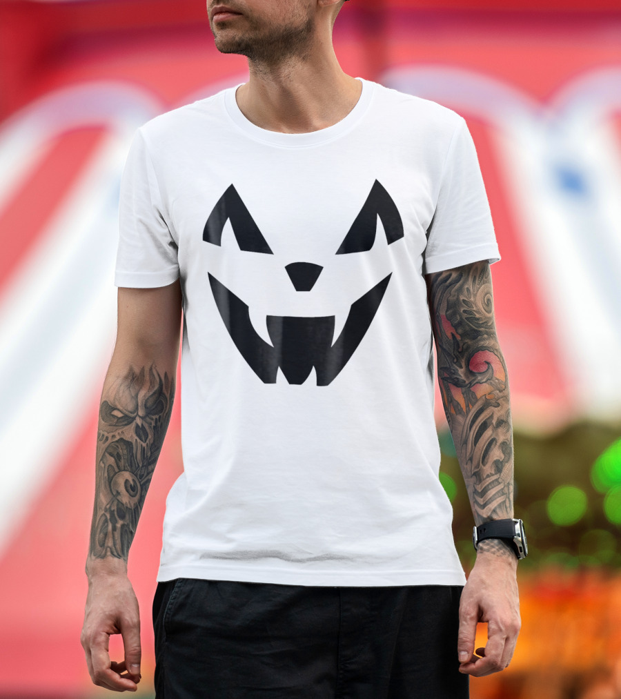 Disfraz De Halloween Playera De Calabaza Tenebrosa T-Shirt
