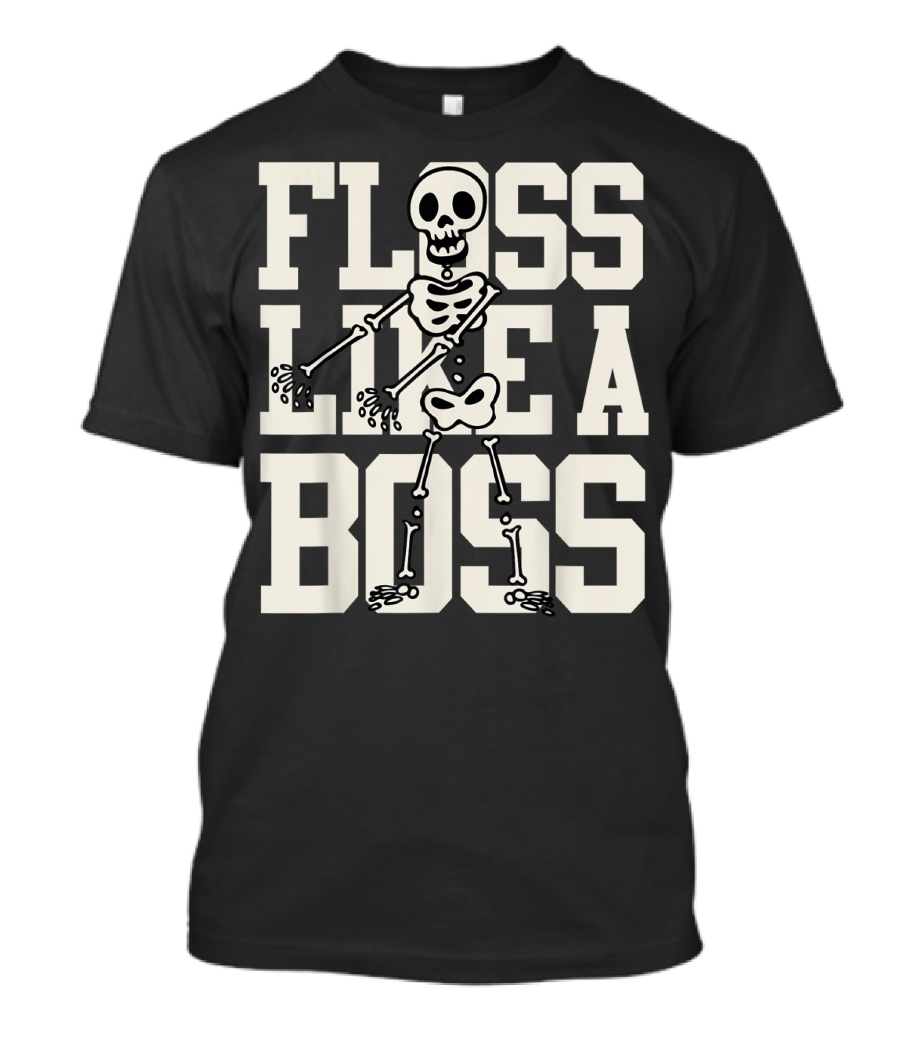 Floss Dance Like A Boss Skeleton T-Shirt