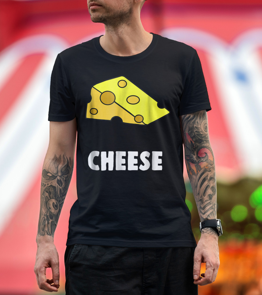Cheese Slice Couple Matching Halloween Costumes T-Shirt