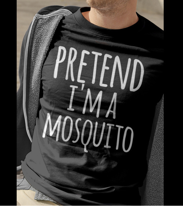 Funny Lazy Halloween Costume Pretend I'm A Mosquito T-Shirt