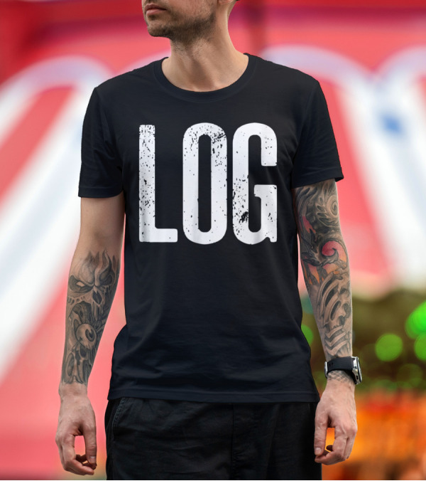 Premium T-Shirt: Halloween Log Funny Beaver Inspired T-Shirt Halloween Log Funny Beaver Inspired T-Shirt