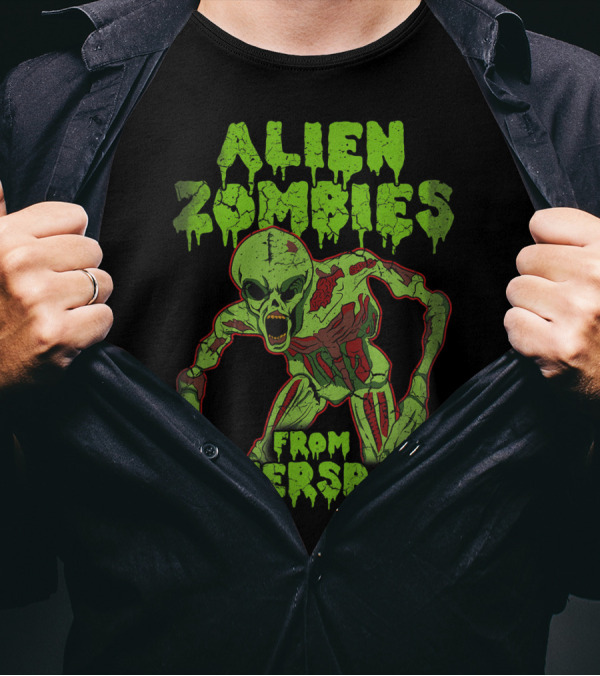 Alien Zombies From Outerspace T-Shirt
