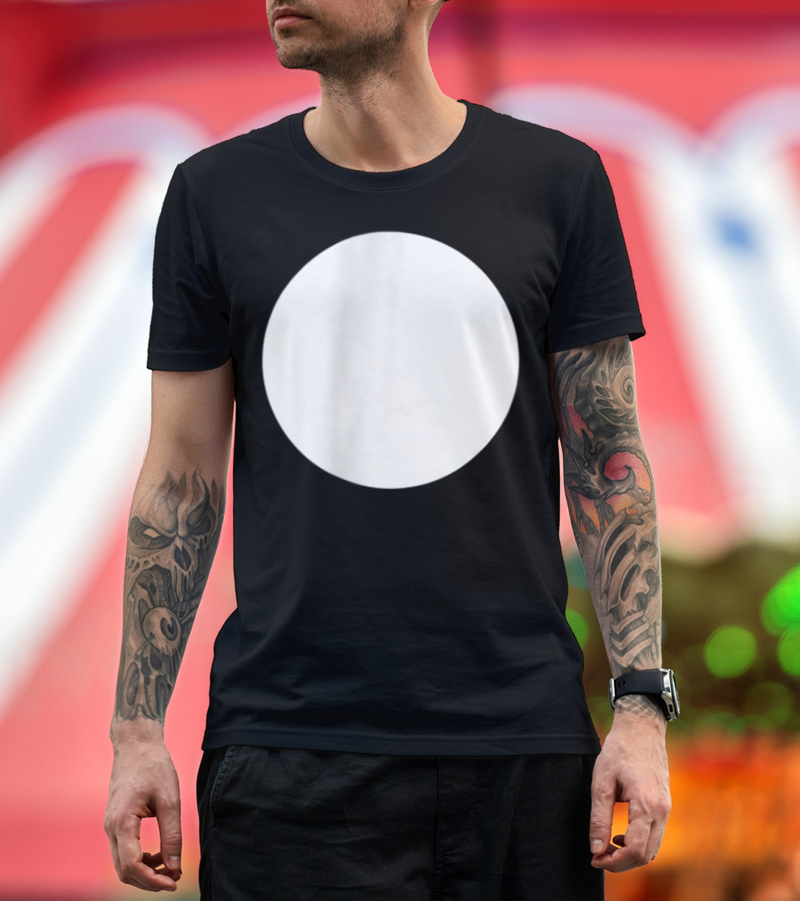 Human Dice 1 Team Group White Circle T-Shirt