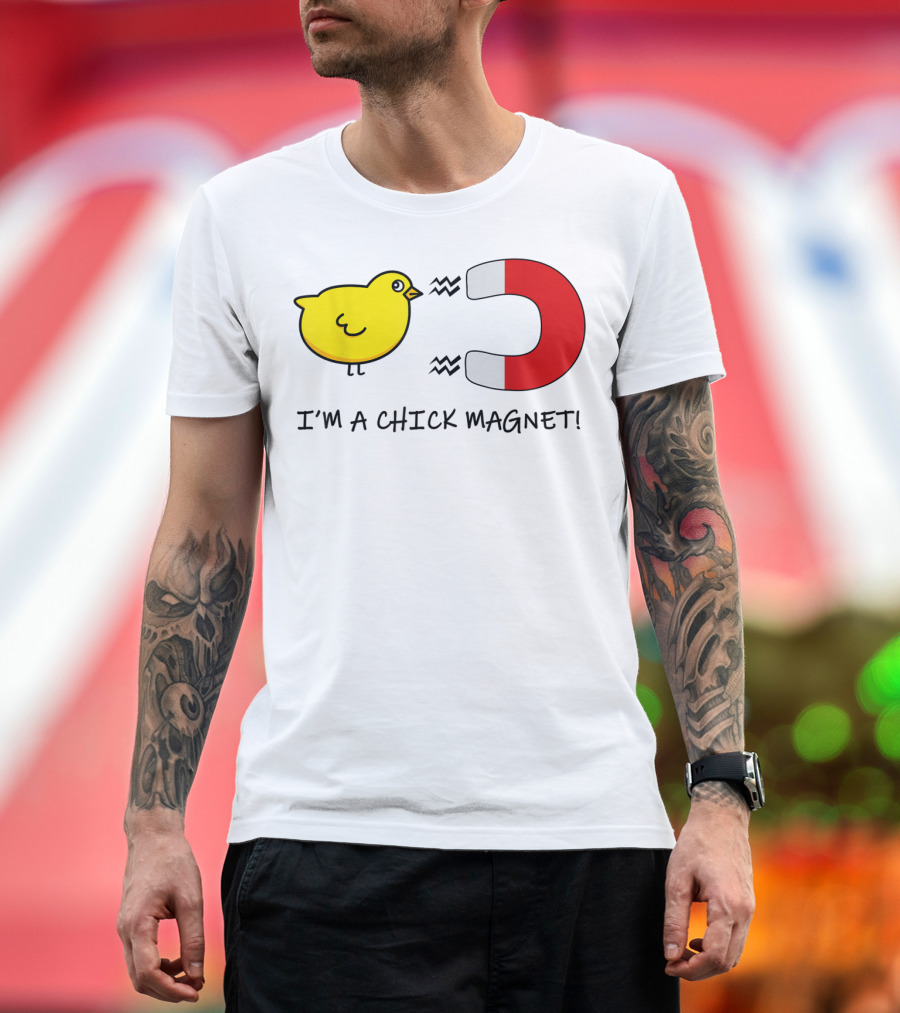 I'm A Chick Magnet Halloween Costume October Magnet and Chick T-Shirt