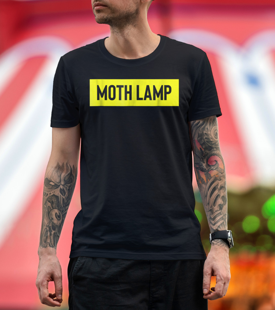 Moth Lamp Funny Sarcastic Humor Meme T-Shirt