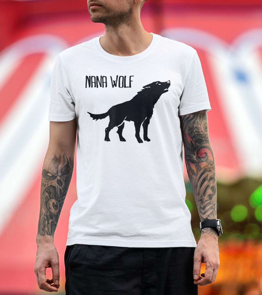 Nana Wolf Matching Family Halloween Grandma Wolf T-Shirt